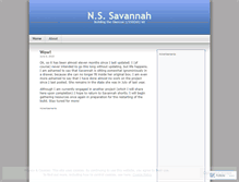 Tablet Screenshot of nssavannah.wordpress.com