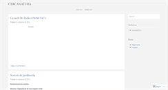 Desktop Screenshot of cercanatura.wordpress.com