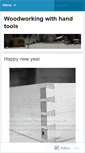Mobile Screenshot of handtoolwoodworking.wordpress.com
