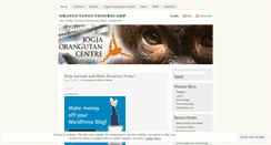 Desktop Screenshot of orangutanoutdoorscamp.wordpress.com