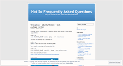 Desktop Screenshot of notfaq.wordpress.com