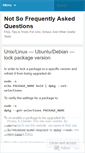 Mobile Screenshot of notfaq.wordpress.com