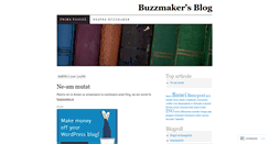 Desktop Screenshot of buzzmaker.wordpress.com