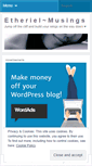 Mobile Screenshot of etheriel.wordpress.com