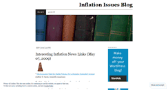 Desktop Screenshot of inflationissues.wordpress.com