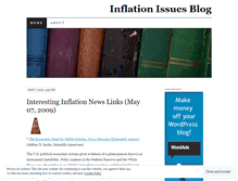 Tablet Screenshot of inflationissues.wordpress.com