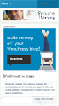 Mobile Screenshot of privateharvey.wordpress.com