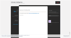 Desktop Screenshot of intimateintelligence.wordpress.com