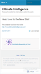 Mobile Screenshot of intimateintelligence.wordpress.com