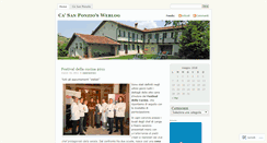 Desktop Screenshot of casanponzio.wordpress.com