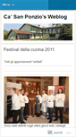 Mobile Screenshot of casanponzio.wordpress.com