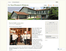 Tablet Screenshot of casanponzio.wordpress.com