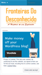 Mobile Screenshot of fronteirasdodesconhecido.wordpress.com