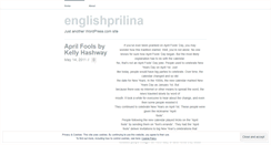 Desktop Screenshot of englishprilina.wordpress.com