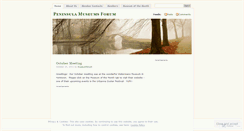Desktop Screenshot of museumforum.wordpress.com