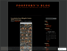 Tablet Screenshot of poopporn.wordpress.com