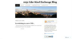 Desktop Screenshot of 1031exchangeblogs.wordpress.com