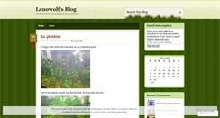 Desktop Screenshot of lauowolf.wordpress.com