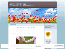 Tablet Screenshot of onthepositiveside.wordpress.com