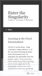 Mobile Screenshot of entersingularity.wordpress.com