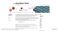 Desktop Screenshot of joiedeuxvivre.wordpress.com