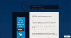 Desktop Screenshot of codeswitchmisses.wordpress.com