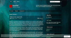 Desktop Screenshot of fayteful.wordpress.com