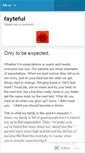 Mobile Screenshot of fayteful.wordpress.com
