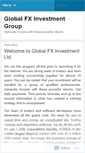 Mobile Screenshot of globalfxinvestment.wordpress.com