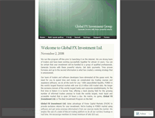 Tablet Screenshot of globalfxinvestment.wordpress.com