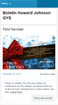 Mobile Screenshot of hojoboletin.wordpress.com