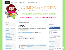 Tablet Screenshot of comidanamedida.wordpress.com