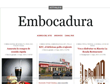 Tablet Screenshot of embocadura.wordpress.com