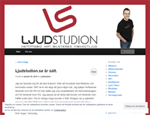 Tablet Screenshot of ljudstudion.wordpress.com