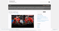 Desktop Screenshot of hockeymind.wordpress.com