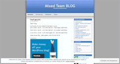 Desktop Screenshot of mixedteam.wordpress.com