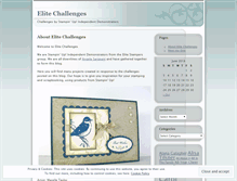 Tablet Screenshot of elitechallenges.wordpress.com