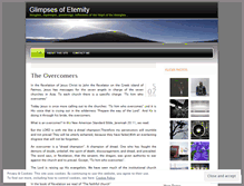 Tablet Screenshot of glimpsesofeternity.wordpress.com