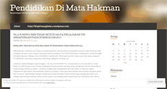 Desktop Screenshot of hakmantenera.wordpress.com