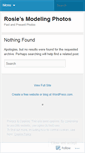 Mobile Screenshot of modelforhire.wordpress.com