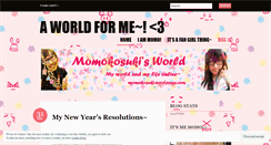 Desktop Screenshot of momokosuki.wordpress.com