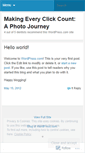 Mobile Screenshot of everyclickcounts.wordpress.com