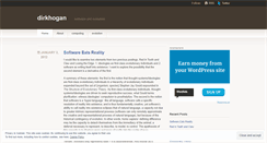 Desktop Screenshot of dirkhogan.wordpress.com