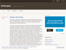 Tablet Screenshot of dirkhogan.wordpress.com