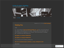 Tablet Screenshot of karwedding.wordpress.com