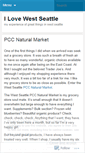Mobile Screenshot of ilovewestseattle.wordpress.com