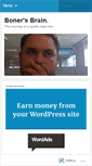 Mobile Screenshot of bonerthebrave.wordpress.com