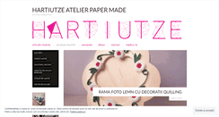 Desktop Screenshot of hartiutze.wordpress.com