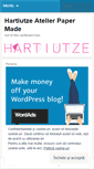 Mobile Screenshot of hartiutze.wordpress.com
