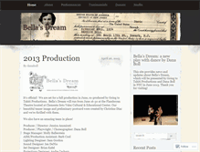 Tablet Screenshot of bellasdream.wordpress.com